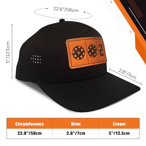ADINKTED Pickleball Hat with Adjustable Snapback Strap