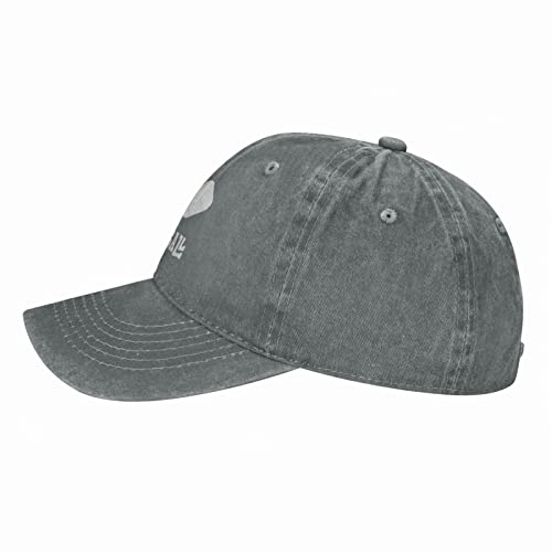 Waldeal Adjustable Pickleball Baseball Cap, Vintage Gray Hat