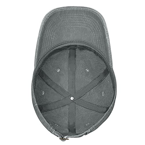 Waldeal Adjustable Pickleball Baseball Cap, Vintage Gray Hat