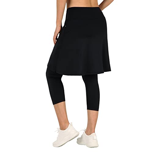 Women's Skirted Pickleball Leggings with Pockets