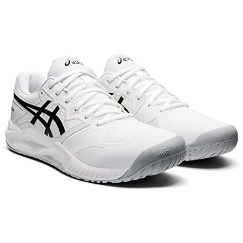 ASICS Men's Gel-Challenger 13 Pickleball Shoes, White/Black