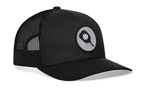 HAKA Pickleball Trucker Hat - Adjustable Cap, Black