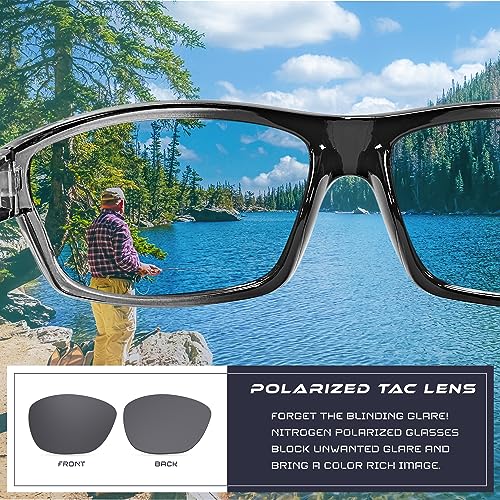 Polarized Wrap Around Sport Sunglasses for Pickleball Players