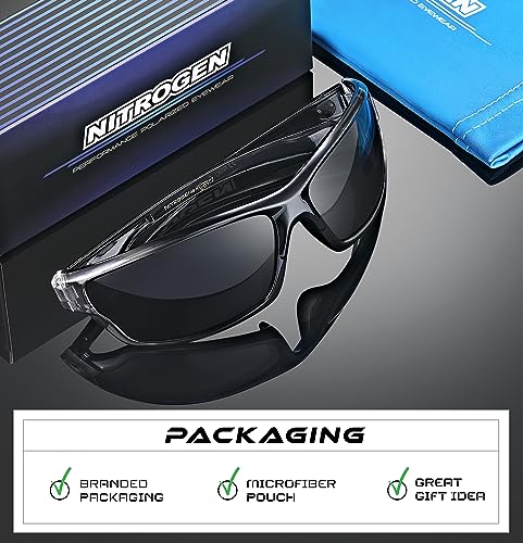 Polarized Wrap Around Sport Sunglasses for Pickleball Players