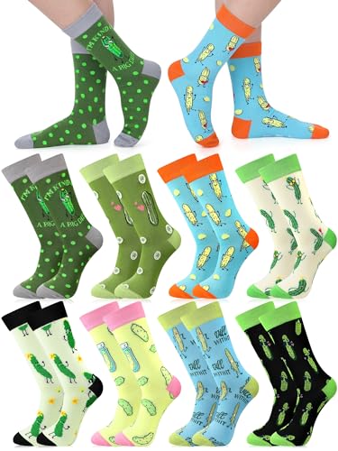 Silicherry Pickle Socks - Novelty Dill Socks for Pickleball