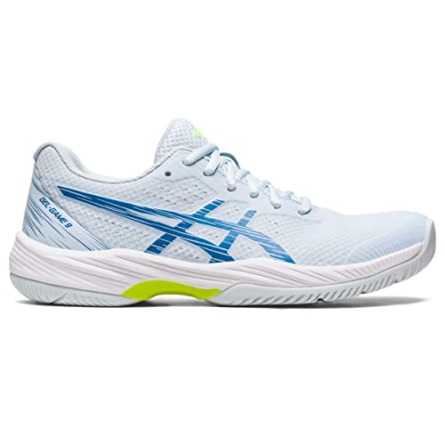 ASICS Women's Gel-Game 9 Pickleball Shoes, Sky/Reborn Blue