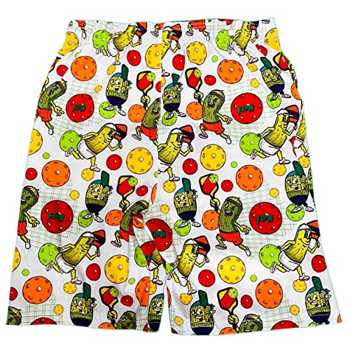 Men's White Flow Society Pickleball Shorts - 9