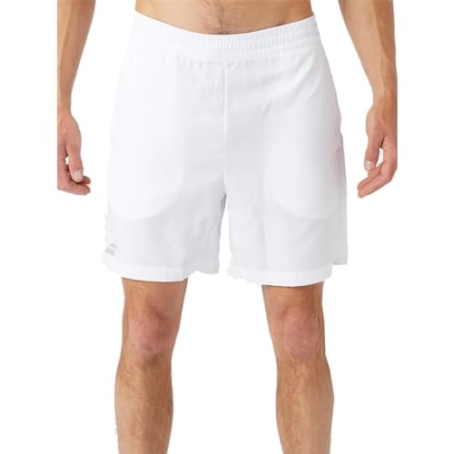 Babolat Men's Pickleball Shorts, White, X-Large
