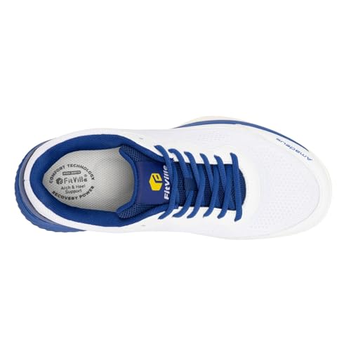 Men's Wide Fit Pickleball Athletic Shoes - Arch Support