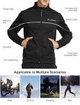 Men's Windproof Softshell Pickleball Jacket for Winter Sports