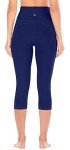 Ewedoos Women's Tummy Control Yoga Capri Leggings