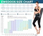 Ewedoos Women's Tummy Control Yoga Capri Leggings