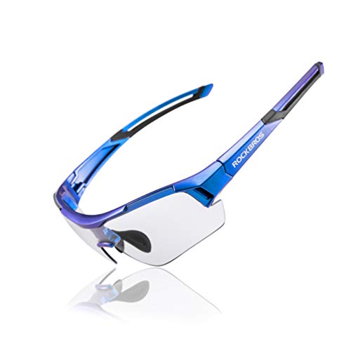 Unisex Photochromic Pickleball Sunglasses: UV Protection Purple Blue