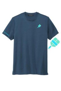Johnny Pickleball Performance Crew Neck Tee - Insignia Blue
