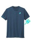 Johnny Pickleball Stretch Performance Crew Neck T-Shirt in Insignia Blue
