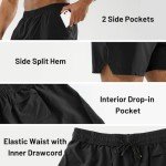 MIER Men's Quick Dry Active Pickleball Shorts