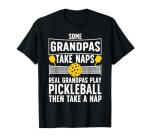 Men's Cool Grandpa Pickleball Player T-Shirt