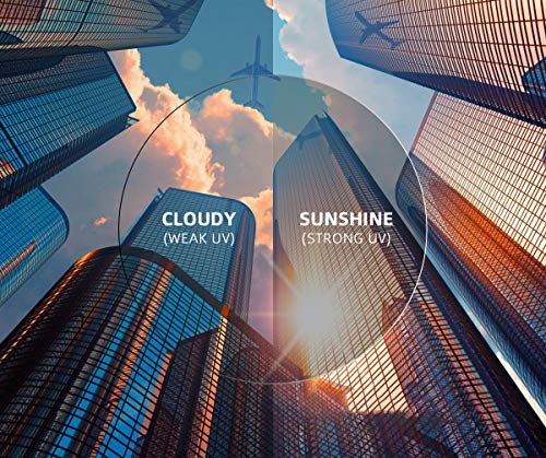 Unisex Photochromic Pickleball Sunglasses: UV Protection Purple Blue