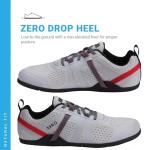 Pickleball Sneakers - Men's Athletic Cross-Trainers in Gray