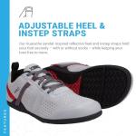 Pickleball Sneakers - Men's Athletic Cross-Trainers in Gray