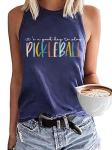 Women's Cute Pickleball Tank Top | Summer Sleeveless