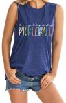 Women's Cute Pickleball Tank Top | Summer Sleeveless