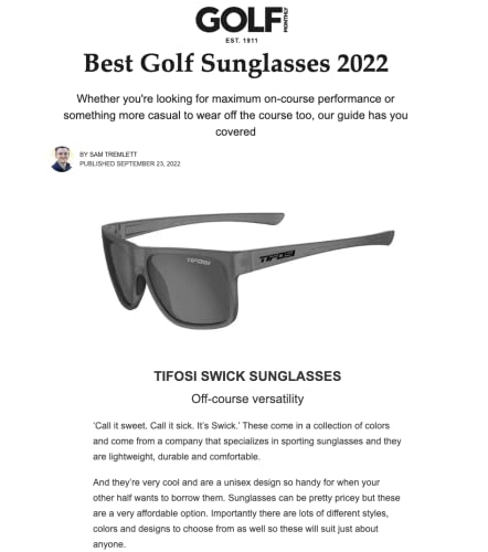 Tifosi Optics Swick Sunglasses - Onyx/Blue Fade Sky