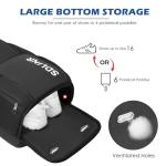 Large Pickleball Bag for 4-10 Paddles, Black