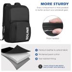 Large Pickleball Bag for 4-10 Paddles, Black