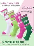 Dink Ball Pattern Athletic Socks - 8 Pairs