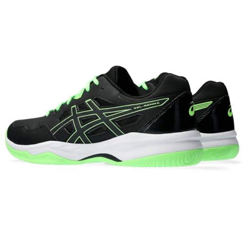 ASICS Men's Gel-RENMA Pickleball Shoes, Black/Lime, Size 8.5