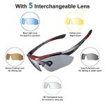 ROCKBROS Polarized Sunglasses for Pickleball and Cycling