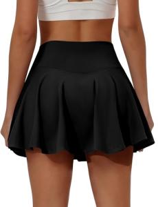 Buauty Women's Pleated Pickleball Skirt with Pockets