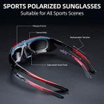 ROCKBROS Polarized Sunglasses for Pickleball and Cycling