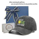 Adjustable Black Pickleball Hat with Gift Box