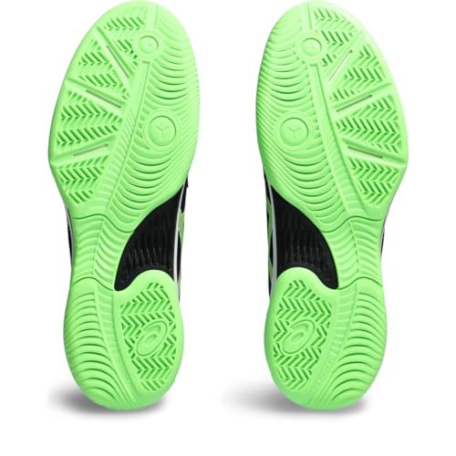 ASICS Men's Gel-RENMA Pickleball Shoes, Black/Lime, Size 8.5