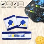3-Piece Moisture-Wicking Sweatband Set for Pickleball