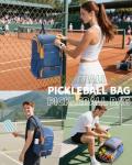 Pickleball Backpack with Shoe Compartment - Navy