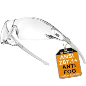 HTS HUNTERSKY S239 Clear Safety Glasses for Pickleball