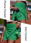 Women's High Waisted Pickleball Skirt with Shorts