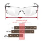 HTS HUNTERSKY S239 Clear Safety Glasses for Pickleball