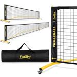 Portable Pickleball Net with Wheels, Regulation Size