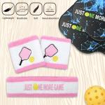 Pickleball Sweatband Set: 2 Wristbands & Headband