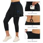 Skirted Leggings for Women with Pockets