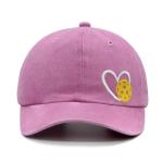 Embroidered Heart Pink Pickleball Hat for All