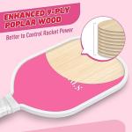 Sprypals Pink USAPA Pickleball Paddle Set