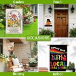 Life Is Short, Play Pickleball Garden Flag