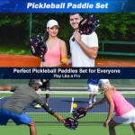 USAPA Approved Pickleball Paddle Set with Bag