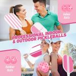 Sprypals Pink USAPA Pickleball Paddle Set