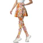 Hippie Flower Women's Pickleball Skirted Leggings